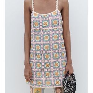 COPY - Zara, crocheted dress, size medium
